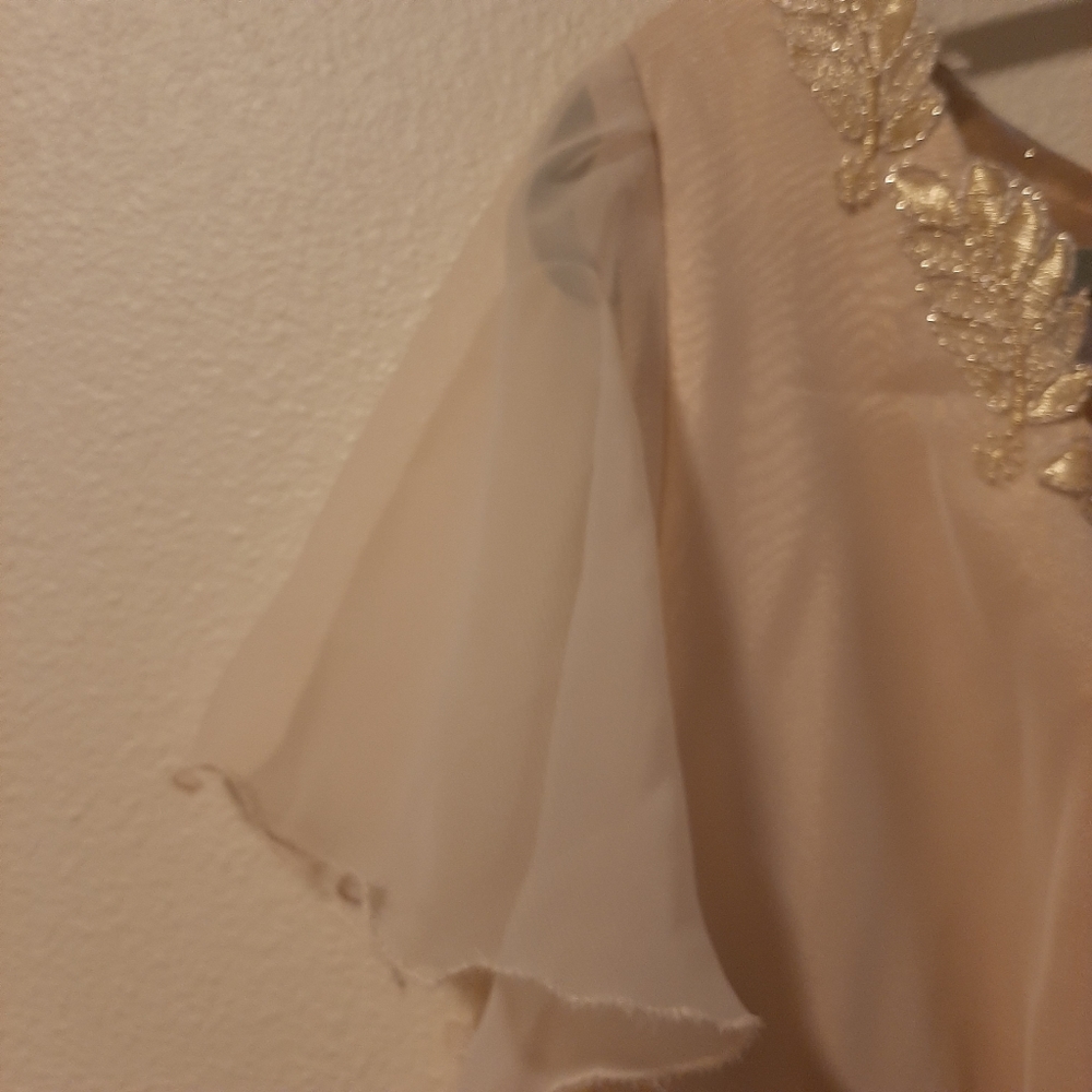 Gold Vintage Prom Dress - Picture 4 of 5